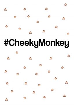 #CheekyMonkey A4 greetings card